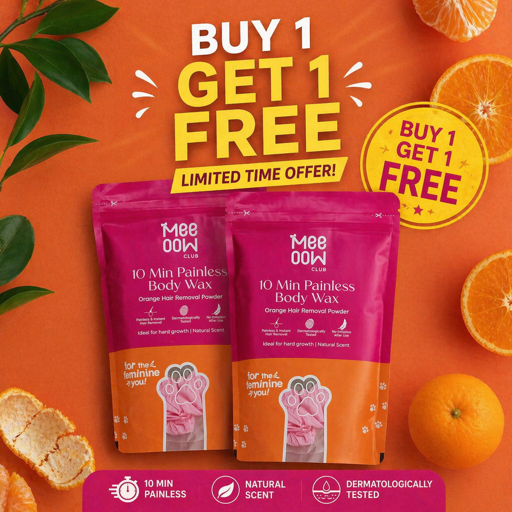 Meeow Hair Removal Wax Powder Mask
