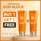 Whiting Sun Block SPF 60 – Whitening & Brightening Sunscreen | UVA/UVB Protection | Buy 1 Get 1 Free