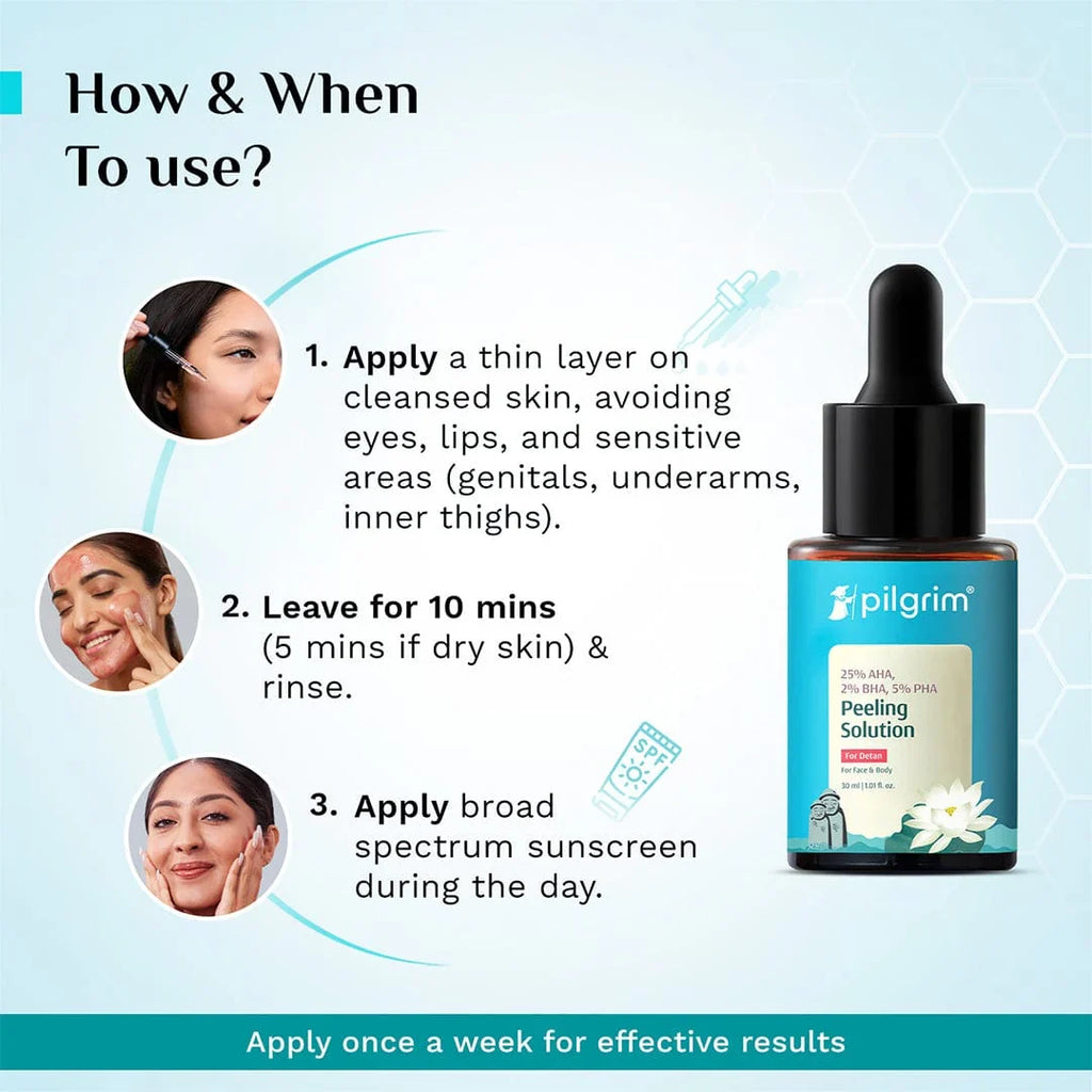 25% AHA, 2% BHA, 5% PHA Peeling Solution-For Glowing Skin