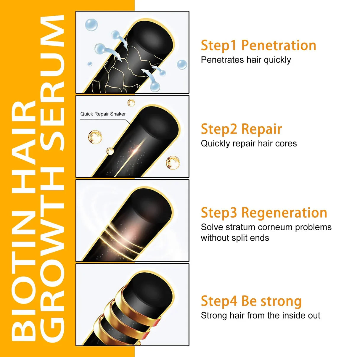 Biotin Hair Spray Repair Hair (imported from germany)