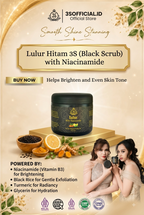 Lulur Hitam 3S (Black Rice Scrub) Top Selling🔥