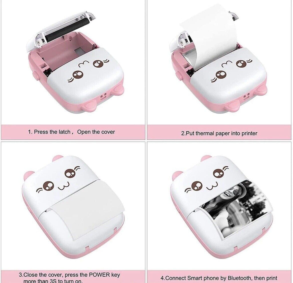 Portable Mini Bluetooth WiFi Printer