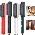 2-in-1 Electric Hair Straightener Brush