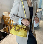 Leather Cloud Shoulder Bag