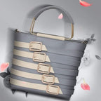 Trendy leather handbag