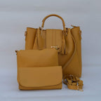 3pcs womens leather handbag
