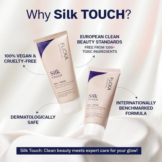 Flicka Silk Touch l Moisturiser + Primer + Sunscreen  l