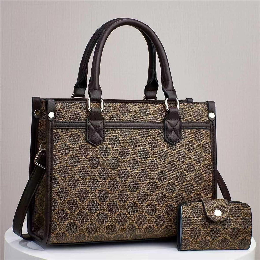 2pcs Luxury Leather Handbag