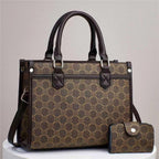 2pcs Luxury Leather Handbag